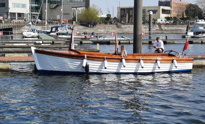 Our vintage open boat